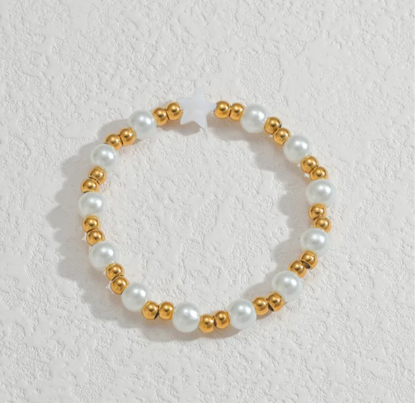 Pearl Star Bracelet