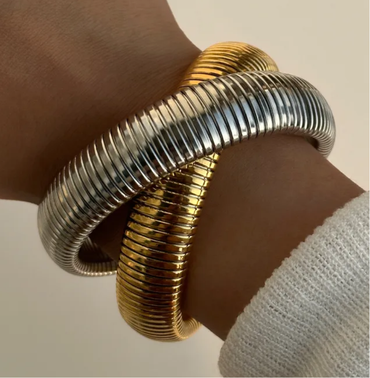 Chunky double-tone Bracelet