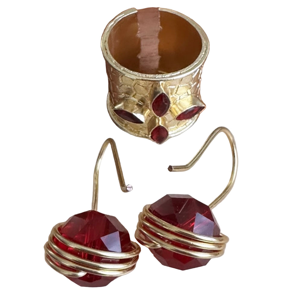 Ruby Turkish Set